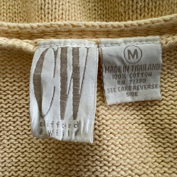 Cardigan Yellow Clifford & Wills Medium - Picture 4 of 4